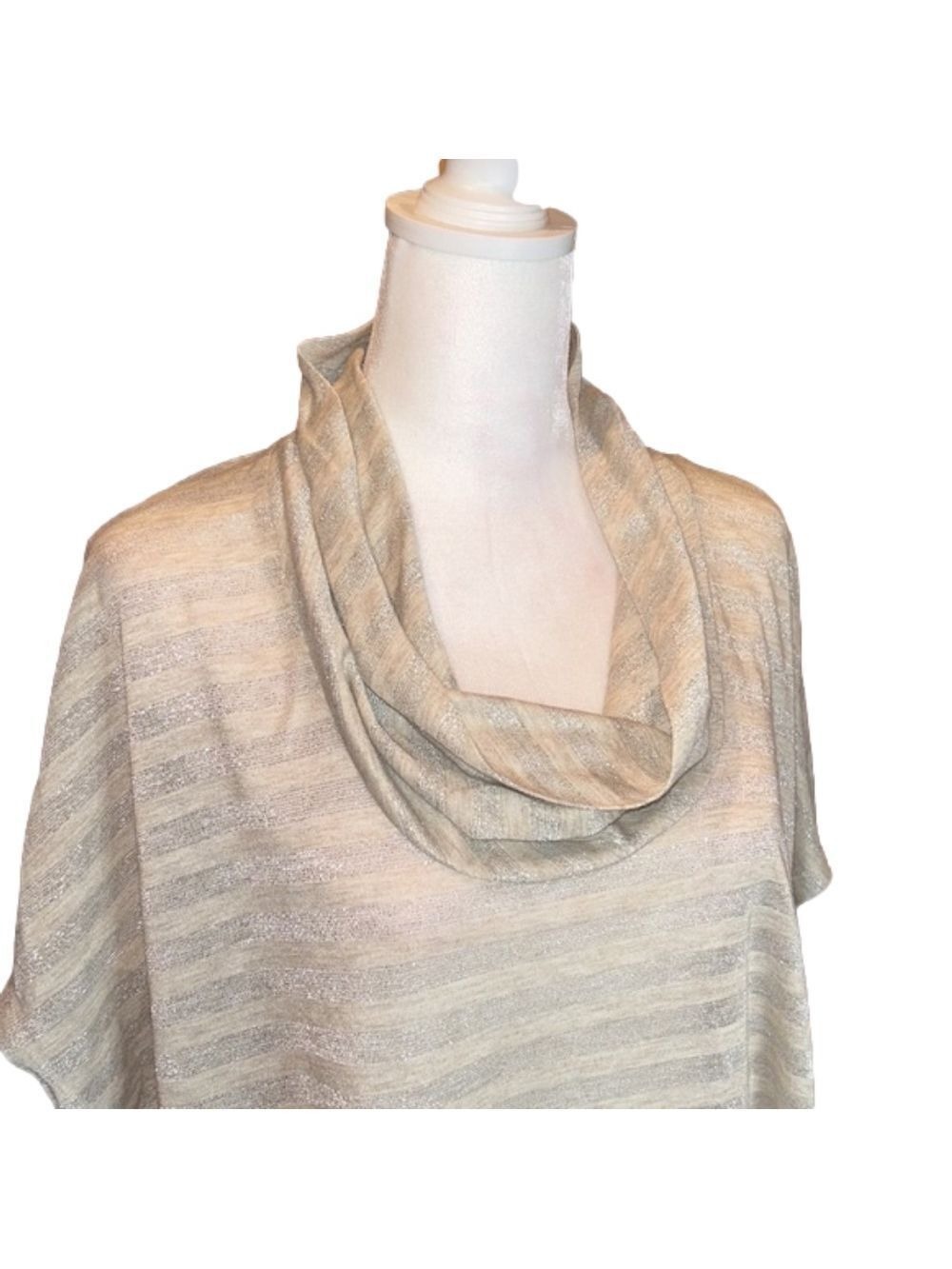 JENNIFER LOPEZ Sexy Cowl Neck Tee Size XS